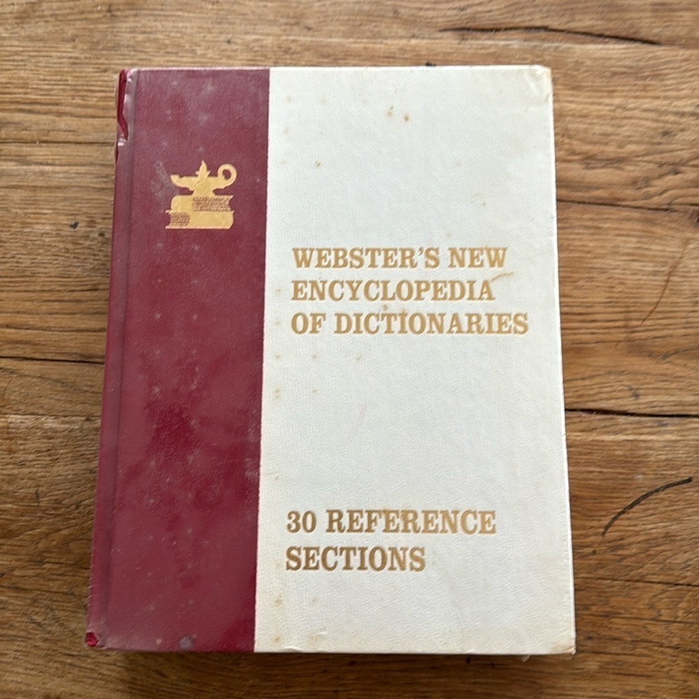 Webster's New Encyclopedia Of Dictionaries 30 Reference Section